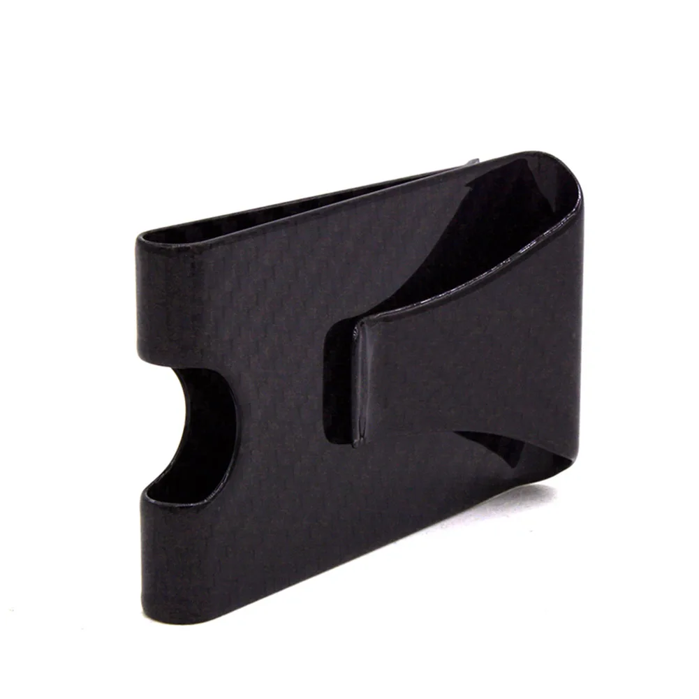 

Men Simple Slim Wallet Carbon Fiber Front Pocket Purse Blocking Credit Cards Holder WML99