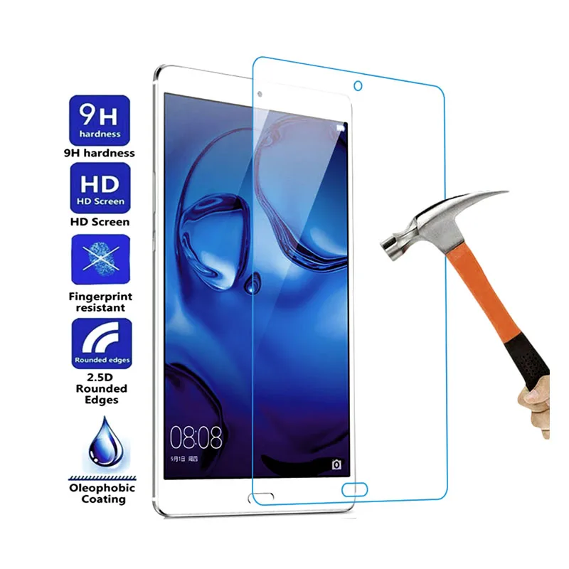 

Tempered Glass For Huawei Mediapad T3 10 9.6 8.0 4g Wifi Version 7.0 T1 701 701u Glas Screen Protector Protective Film On T 3 1