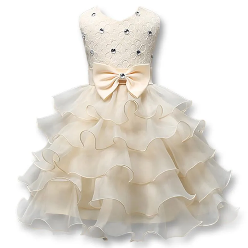 Best Selling A-Line Flower Girl Dresses Beading Lace Girls Pageant Dresses 2019 Girl Communion Dress Ruffles Kids Formal Wear (7)