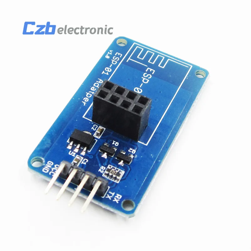 ESP8266 ESP-01 ESP01 Serial Wireless WIFI Module Transceiver Receiver Board LWIP AP+STA  with 3.3V 5V Breakout PCB Adapter  3 (1)