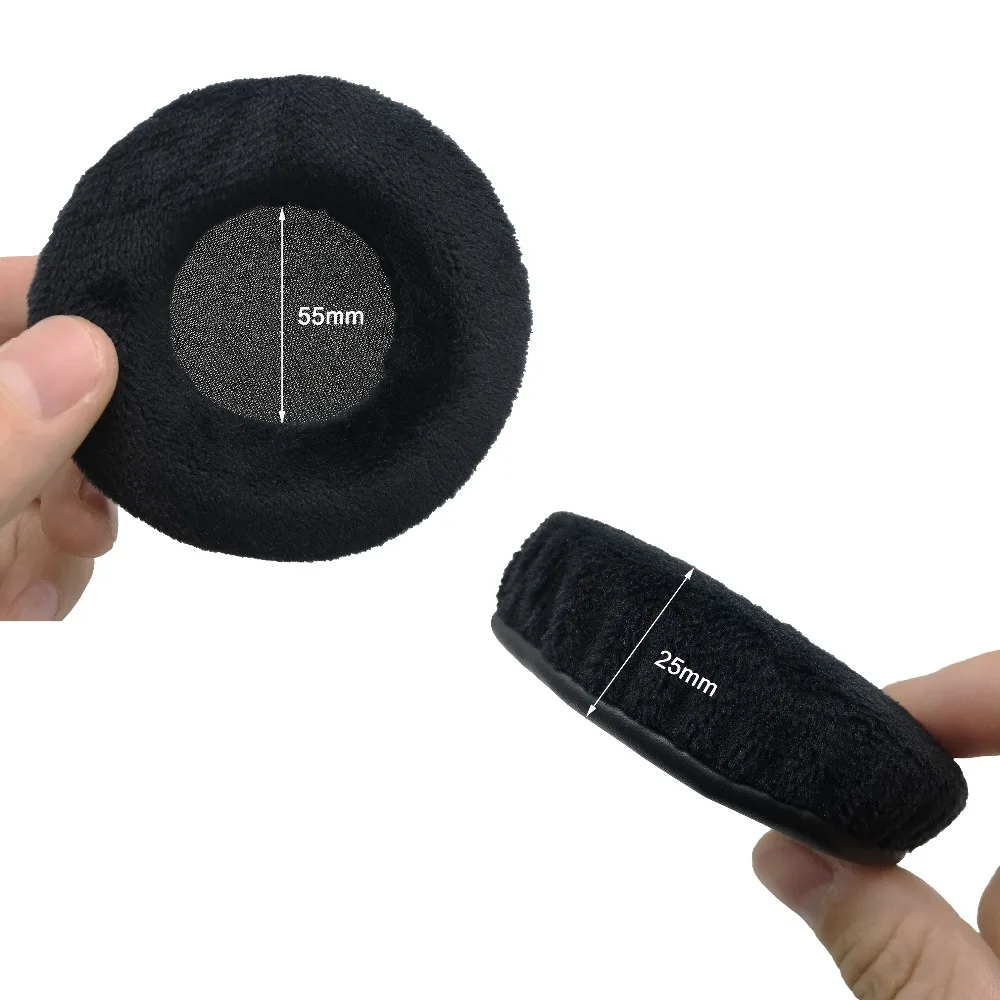 1 Pair of Ear Pads Cushion Cover Earpads Replacement Cups for Superlux HD660 HD330 HD440 Pros Headphones
