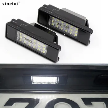 

2PCS Error Free LED Number License Plate Light for Citroen C2/C3/C4/C5/C6/C8/Berlingo for Peugeot 106/1007/207/307/308/406/607