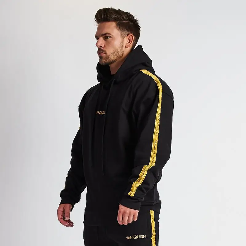 2019 Spring Autumn Newest Fitness Men Gyms Hoodies Sweatshirt Bodybuilding Hoody Casual Sweatshirt Men's Slim Fit Hooded Jackets