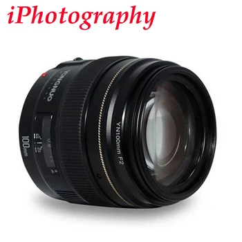 

YONGNUO YN100mm F2 Medium Telephoto Lens Prime Lens Large Aperture Auto Focus Lens for Canon EOS Rebel Camera AF MF
