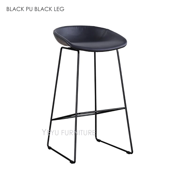 BLACK PU BLACK LEG