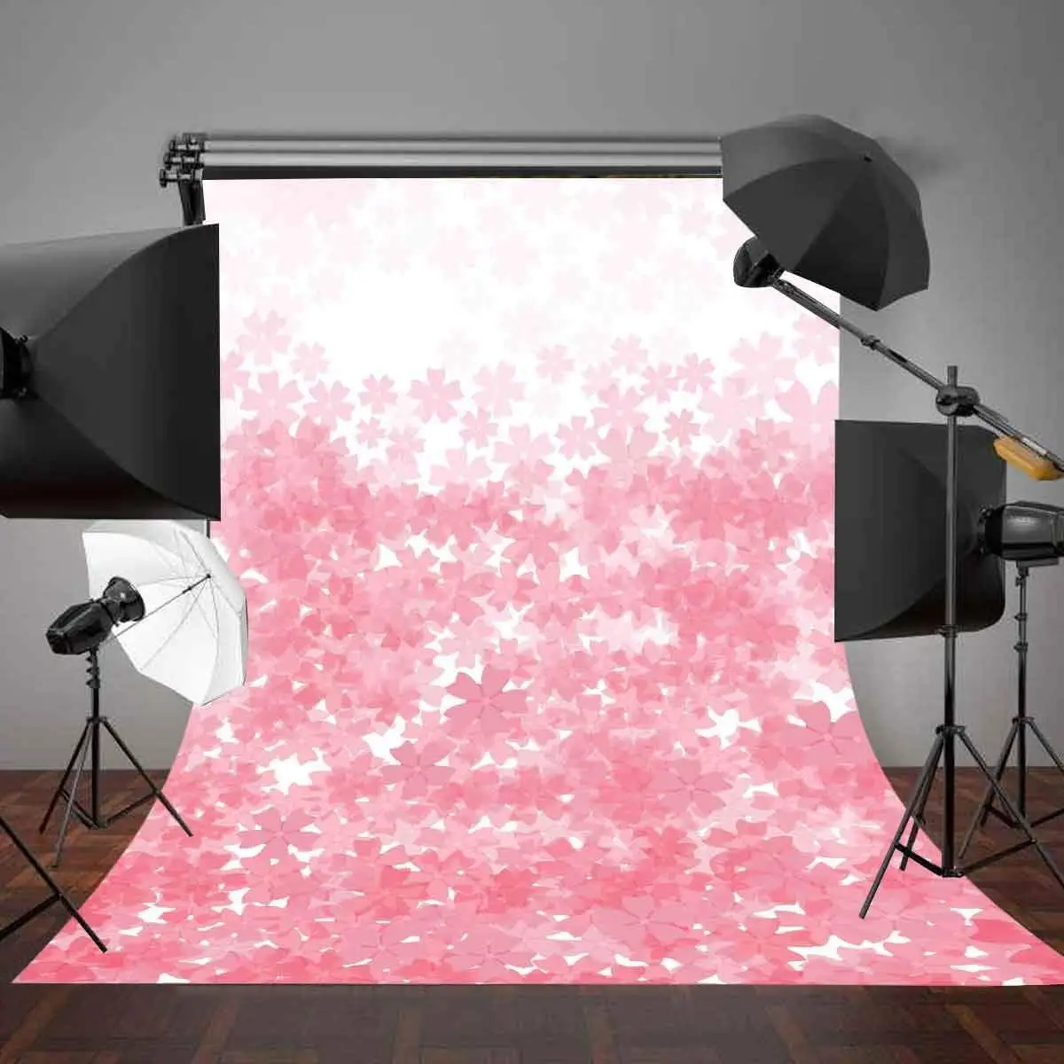 5x7ft фон для фотосъемки с розовыми цветами в стиле Миллениум реквизит студии