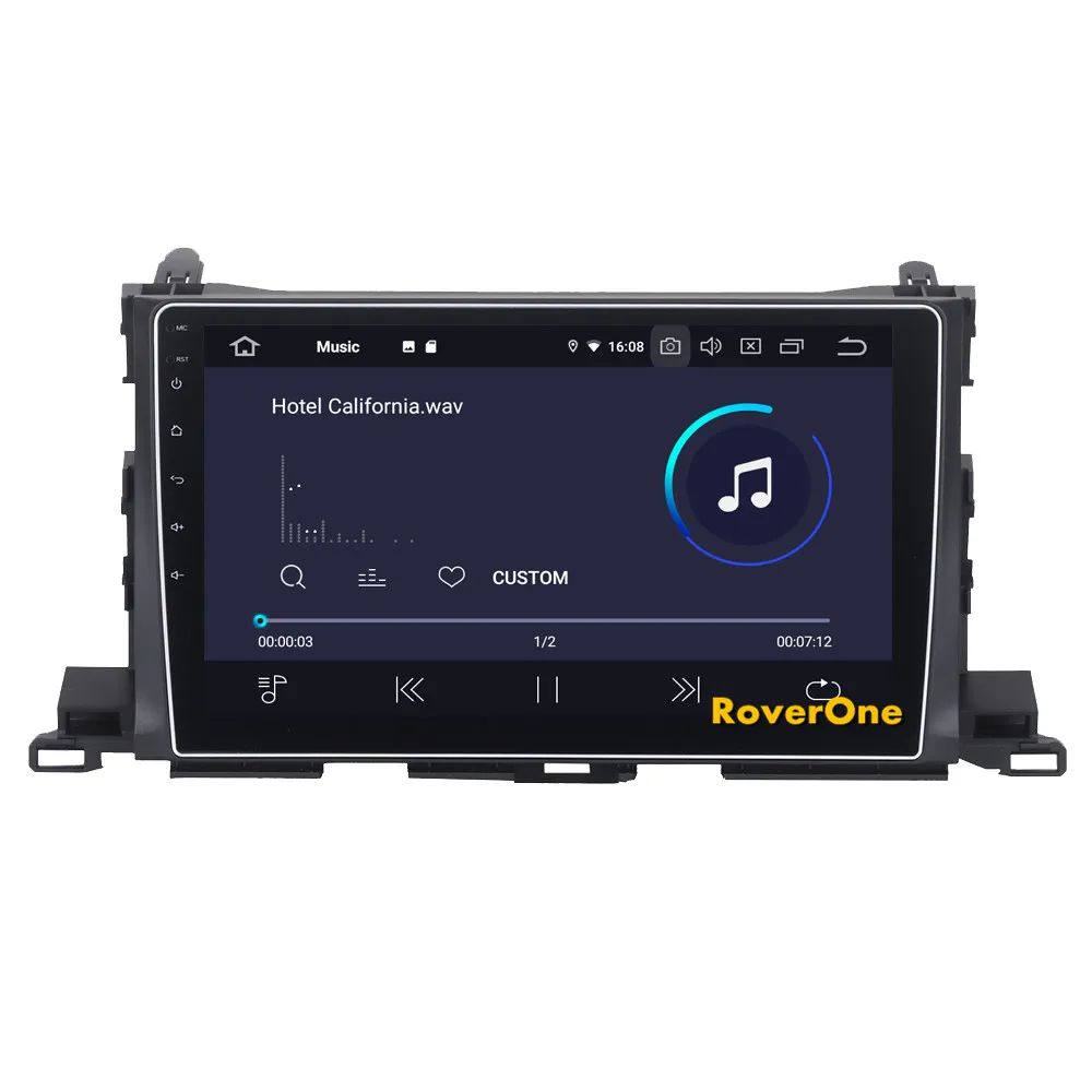Clearance For Toyota Highlander Kluger 2015 2016 Android 9.0 Car Radio Stereo GPS Navigation Navi Media Multimedia System PhoneLink 16