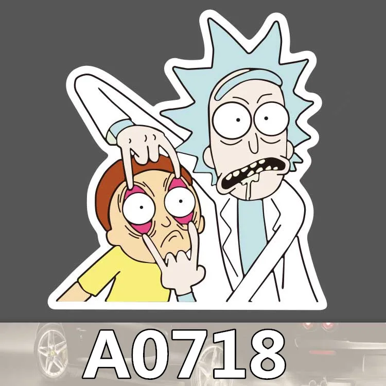 

Doinbby A0718 Rick and Morty Rick Sanchez Smith Waterproof Sticker Cool Laptop Luggage Fridge Phone Graffiti Notebook Stickers