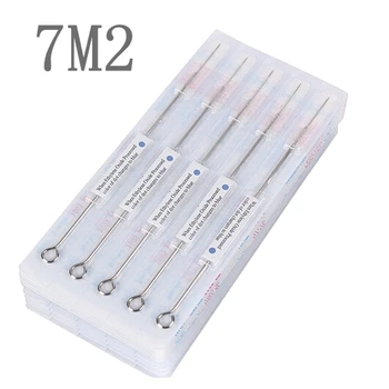

YILONG Box Of 50PCS 7M2 Premade Sterilized Tattoo Needles Supply With Disinfection Tablet