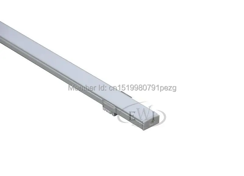 10 X 1M Sets/Lot U shape led strip aluminum channel and alu led profile for recessed wall or floor lighting