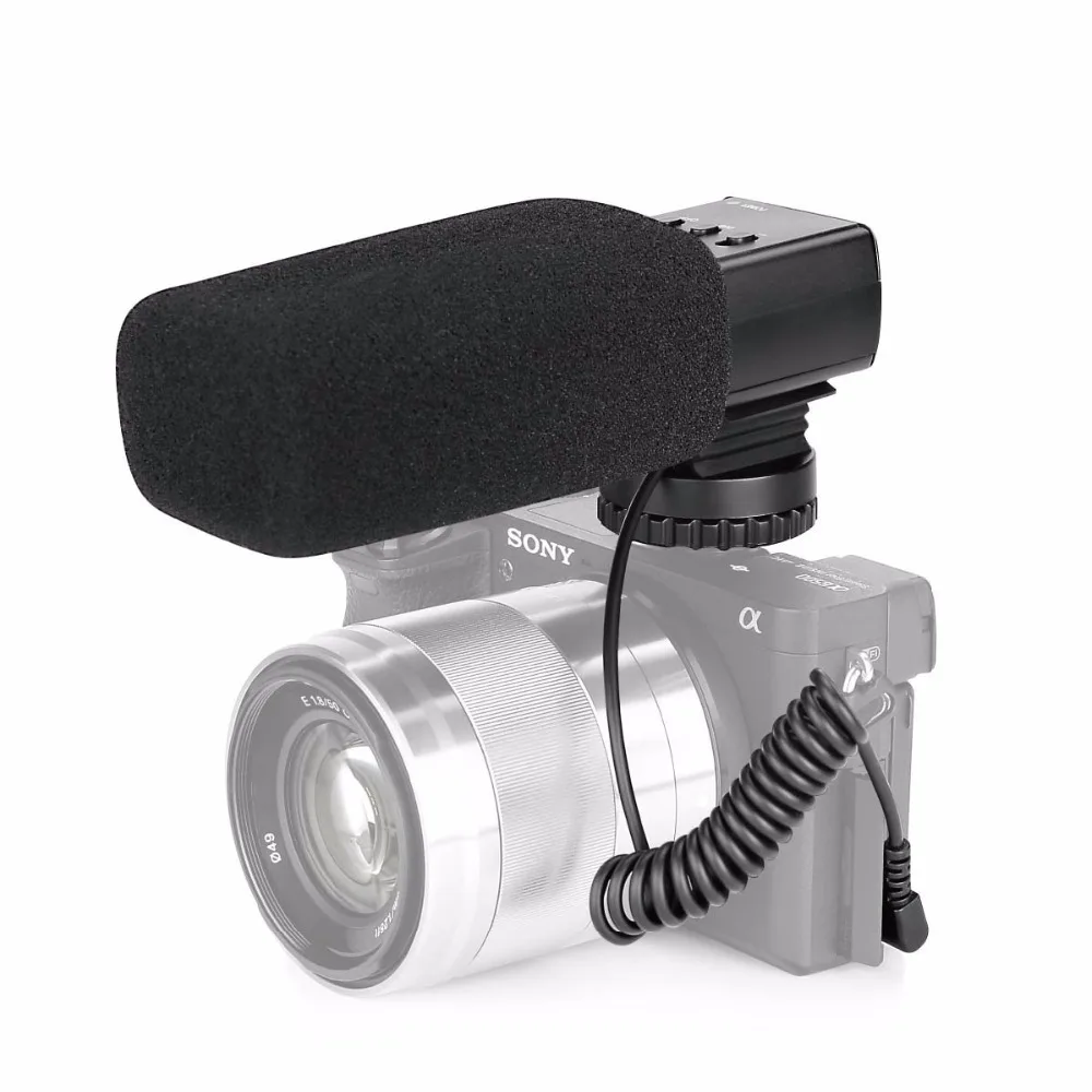 

Mcoplus MK-MP21 Professional stereo camera recording microphone for Canon Nikon Olympus DSLR DV Camcorder for Digital Camer