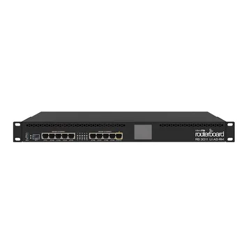 

MikroTik 10 port Gigabit Ethernet Router RB3011UIAS-RM Multi Port Device 10x Gigabit Ports 1x SFP Port