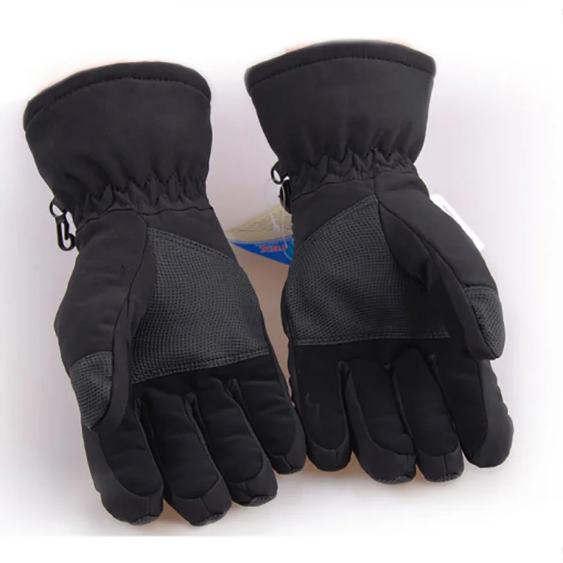 Водонепроницаемые профессиональные лыжные перчатки для мальчиков и девочек-подростков, зимние теплые перчатки для детей, ветрозащитные перчатки для катания на лыжах и сноуборде