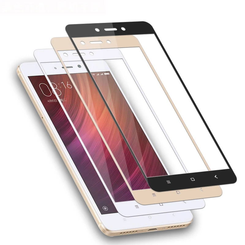 Полноэкранная защита для Xiaomi Redmi 4a 4x note 4x4 покрытие из закаленного стекла xiami ksiomi