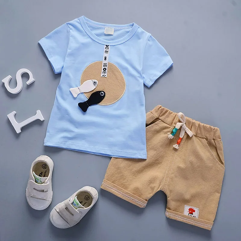 LAKAKSTY Cotton Clothing Set For Kids Boys Summer Clothes Children's Tracksuit Set Infant Boy Outfits Baby Costumes Toddler Sets (6)