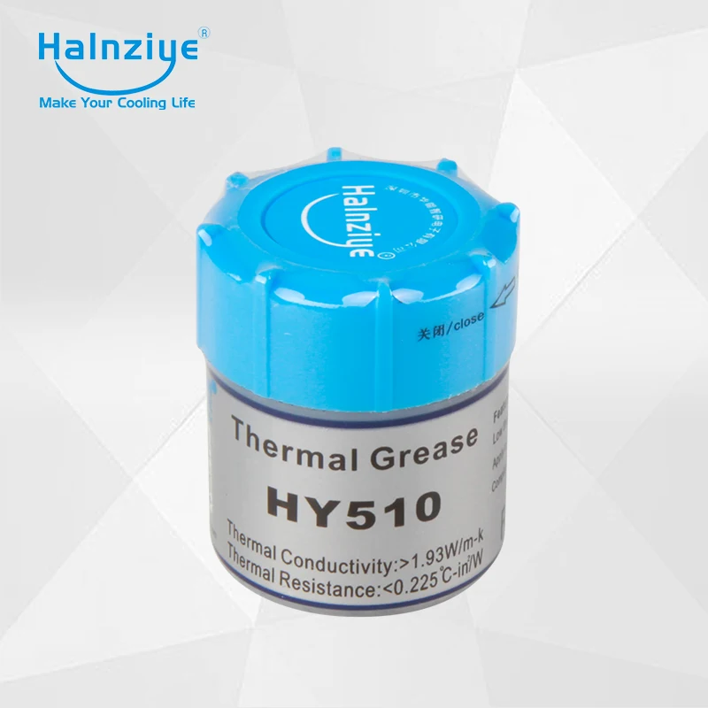 HALNZIYE HY510 معالج الرسومات بطاقة CPU GPU الحرارة بالوعة التبريد برودة المبرد الحرارية الشحوم مركب الشحوم السيليكا HALNZIYE HY510 معالج الرسومات بطاقة CPU GPU الحرارة بالوعة التبريد برودة المبرد الحرارية الشحوم مركب الشحوم السيليكا