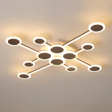 Nordic lamp Creative LED Ceiling Lights New Design Brown led Lamp For Living Room Bedroom Led Ceiling Lamp Home Decor Luminaire vintage led ceiling lights rope hang lamp for home living room nordic bar lighting ceiling fixtures industrial decor luminaire