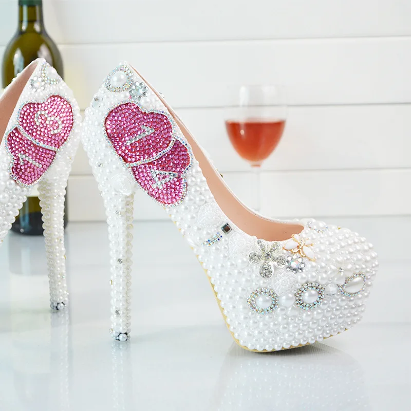 hart crystal embellished evening shoe