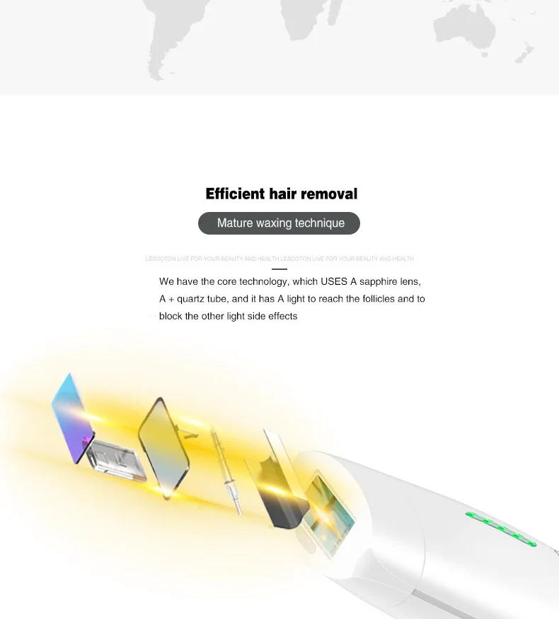Lescolton больше ламп T009 вспышка профессиональная Перманентная IPL лазерная эпиляция электрическая машинка для удаления волос