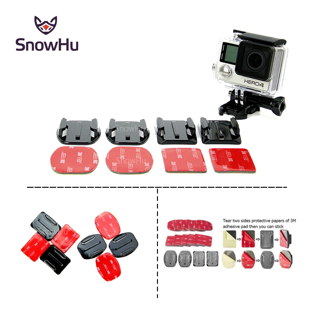 SnowHu для Xiaomi Yi набор аксессуаров водонепроницаемый чехол защитная рамка нагрудный пояс с креплением монопод для Xiao yi 1 камера GS56