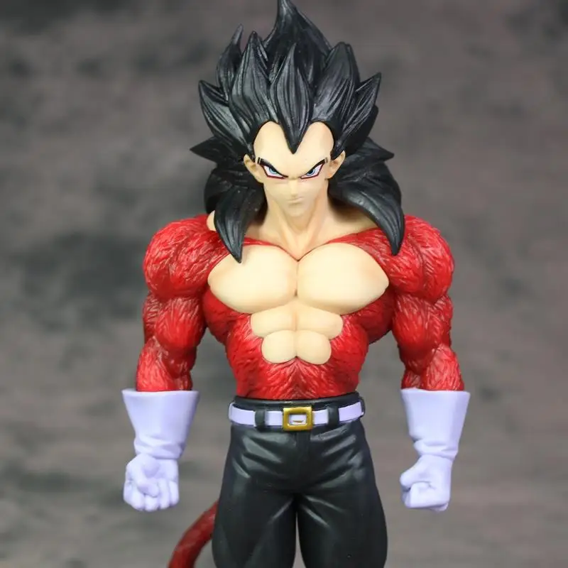

12"Dragonball GT Super Saiyan 4 red Vegeta SSJ4 Action Figure Toy Doll Brinquedos dragon ball z goku Figurals Collection toy
