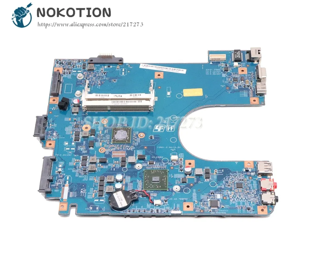 Материнская плата NOKOTION для ноутбука Sony VAIO материнская DDR3 A1843425A VPCEL22FX с ЦП 48.4MS01.011
