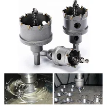 K10 Твердосплавный Наконечник HSS сверла отверстие пилы 1 шт. нержавеющая сталь металл изысканный сверхжесткий Сплав отверстие пилы Набор 16-120 мм