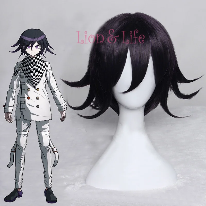 Danganronpa V3 Killing Harmony Kokichi Oma Leader Косплей Костюм+ шапка шарф