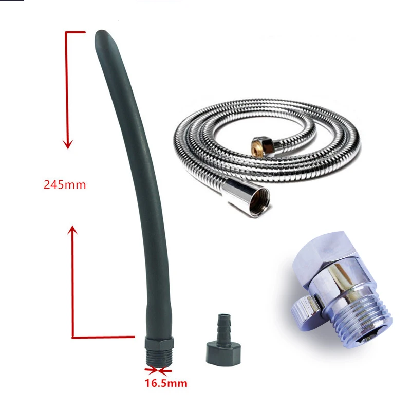 Modun Силиконовый анальный Душ биде клизма очистка Биде Душ Ванная комната душ голова Ducha чистый анальный Dusche трубка клизма Анальный Душ