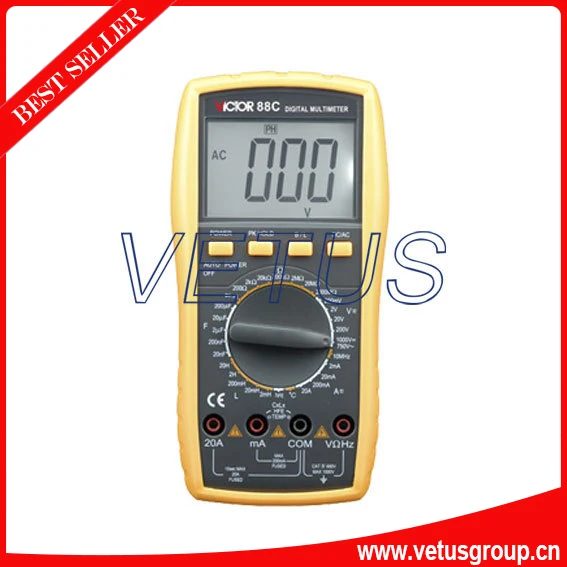 

VICTOR 88C Large screen LCD DMM Digital Multimeter