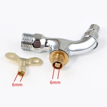 Шт. 1 шт. кран переключатель ключ замок протектор ручка кран наружные противоугонные смесители стиральная машина воды кран внутренний диаметр 6 мм