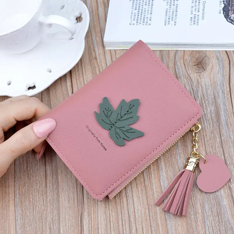 

YOJESSY New Arrival Wallet Short Women Wallets Zipper Purse Patchwork Fashion Wallets Trendy Coin Leather Purse Card Holder