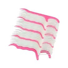 100/4-цветная упаковка нового ухода за полостью рта и зубной нити для очистки пластика, нейлоновая проволока материал Anne