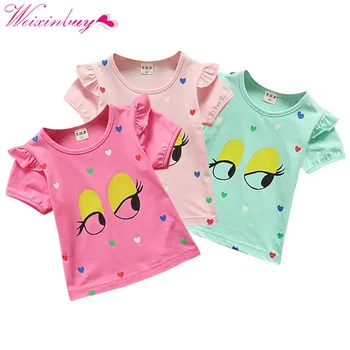 

Girl T-shirt Baby Girl Clothes Newborn Summer Cartoon Print Cotton Baby Clothes Baby T-shirt Fashion Kids Clothing