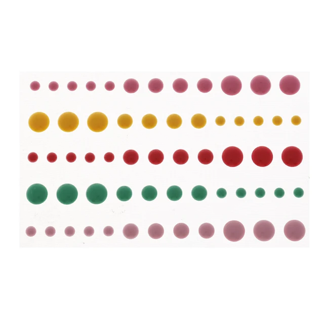 Self adhesive Enamel Dots Resin Sticker for Scrapbooking Photo Album