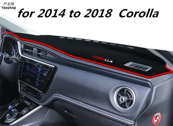 

Car Dashboard Cover Dash Mat Sun Shade Dash Board Pad Carpet LHD For Toyota Corolla E140/E150 2006-2013 2014 2015 2016 2017 2018