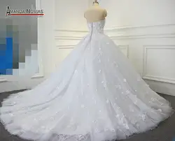 Vestido De Noiva Роскошь без лямок свадебное платье Быстрая отправка Свадебные платья 2019