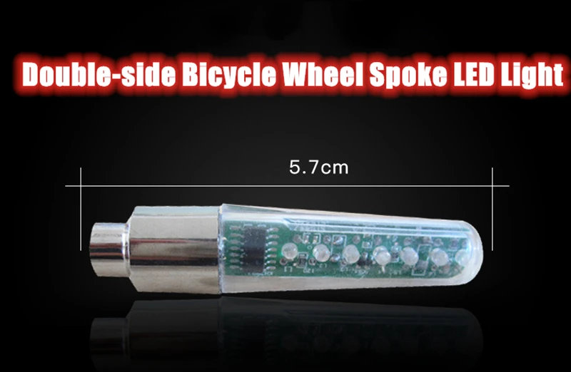 Велосипедное колесо спиц светодиодный светильник лампа цикл шина для колеса клапан 7 светодиодный светильник вспышки с супер яркими велосипедными буквами светодиодный Прямая поставка