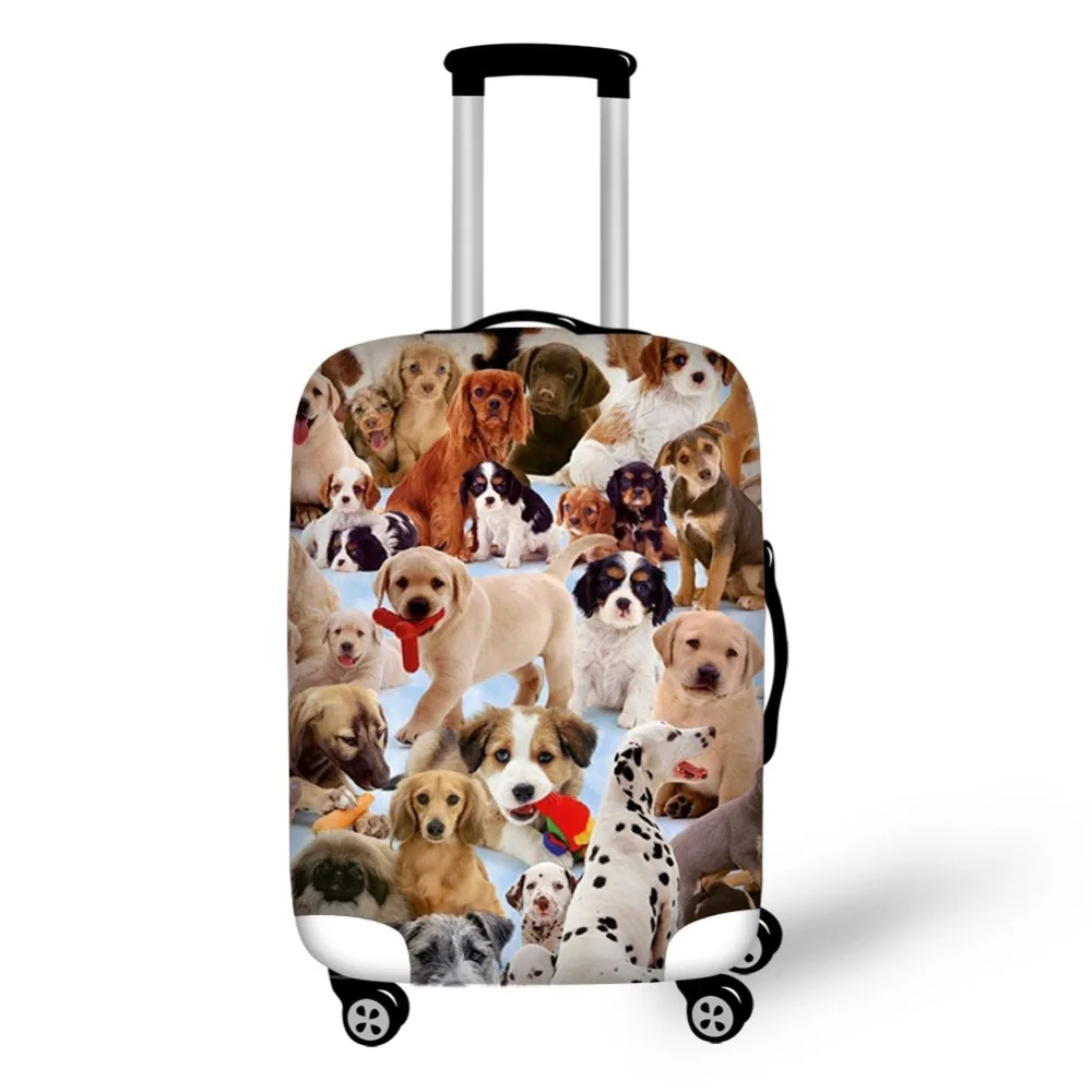 Puppy Dog Design Travel Accessories Suitcase Protective Covers 18-32 Inch Elastic Luggage Dust Cover Case Stretchable Protect Puppy Dog Design Travel Accessories Suitcase Protective Covers 18-32 Inch Elastic Luggage Dust Cover Case Stretchable Protect