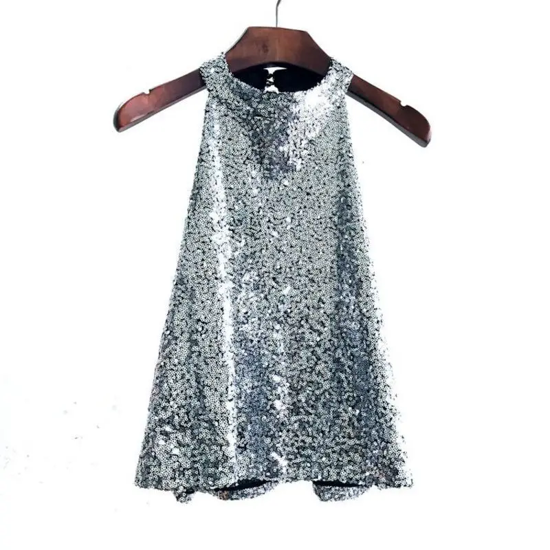 

MUXU red sequin top summer women clothing glitter haut femme streetwear sleeveless bustier top sexy feminino 2018