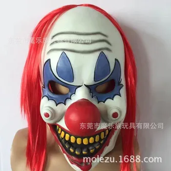 

Top Grade Scary Clown Mask Full Face Cosplay Horror Masquerade Adult Joker Mask Halloween Props Costumes Fancy Dress Party Mask