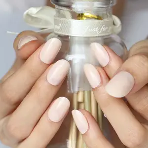 Baby Pink Fake Nails Nails Aliexpress