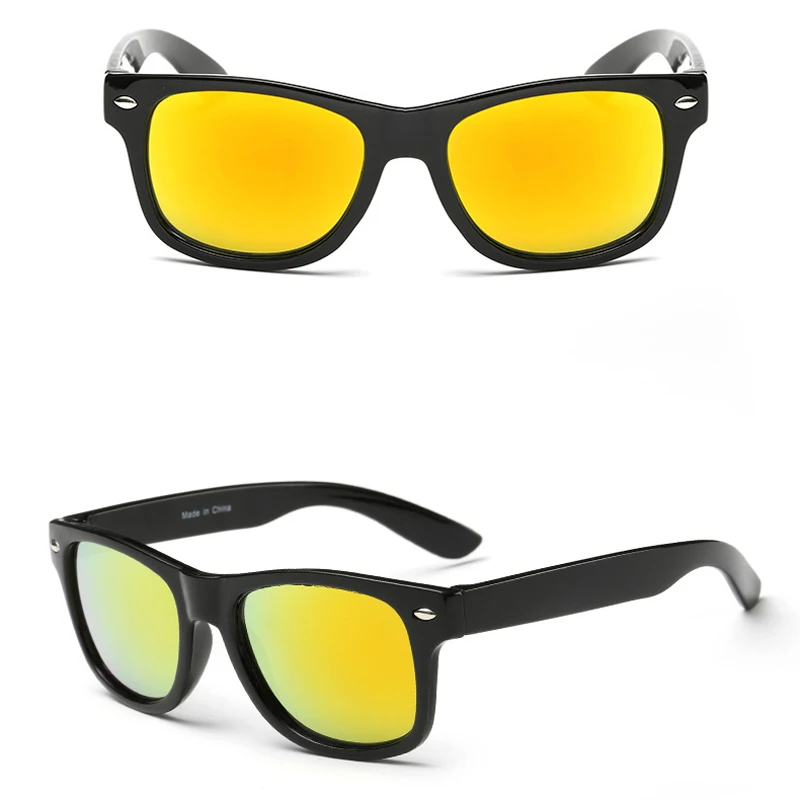 Модные детские очки детские солнцезащитные очки для мальчиков и девочек высокое качество UV400 козырек от солнца для очков солнцезащитных очков мульти от бренда Google