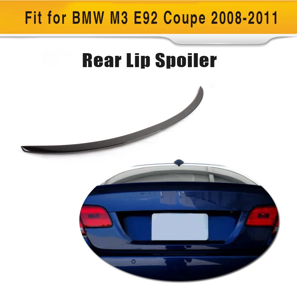 Автомобильный задний спойлер из углеродного волокна для BMW E92 M3 M Sport Standard 335i 328i 2008