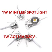 1 Вт AC85-265V/AC110V/AC220V светодиодный светильник для шкафа 1 Вт Мини светодиодный светящийся лестничный светильник 12 шт