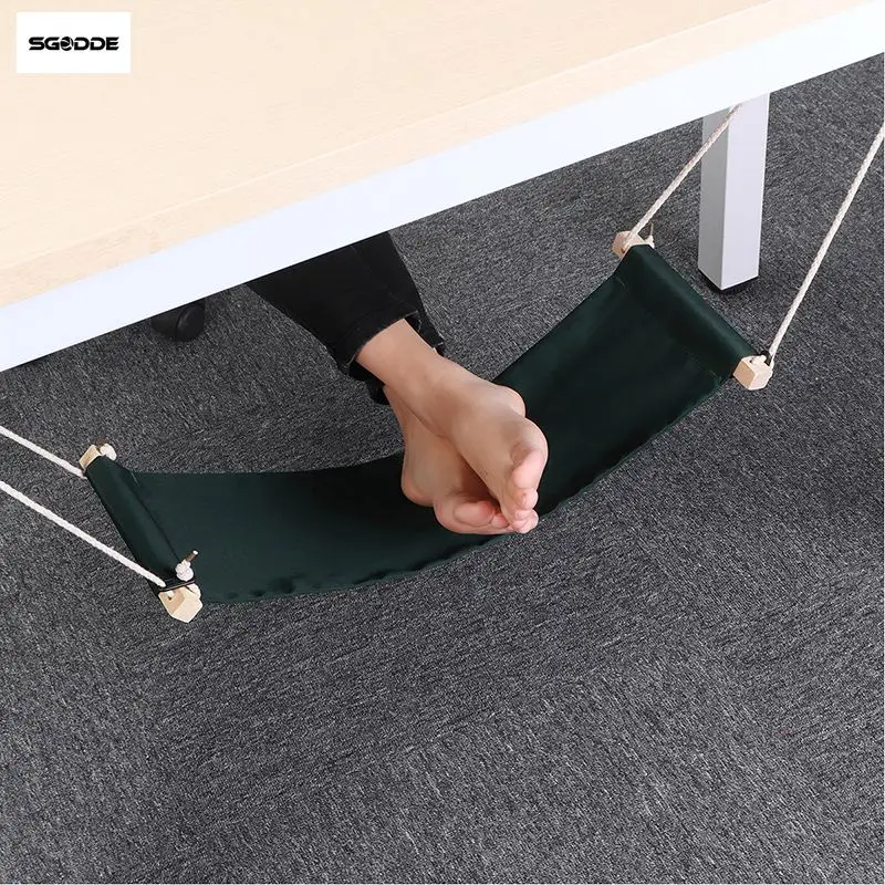 SGODDE The Welfare Of Office Leisure Home Office Foot Rest Desk Feet Hammock Surfing The Internet
