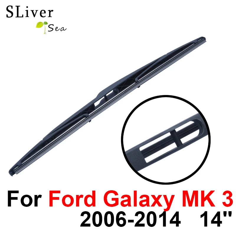 

Rear Windscreen Wiper No Arm For Ford Galaxy MK 3 2006-2014 14'' 5 door MPV High Quality Iso9000 Natural Rubber C2-35