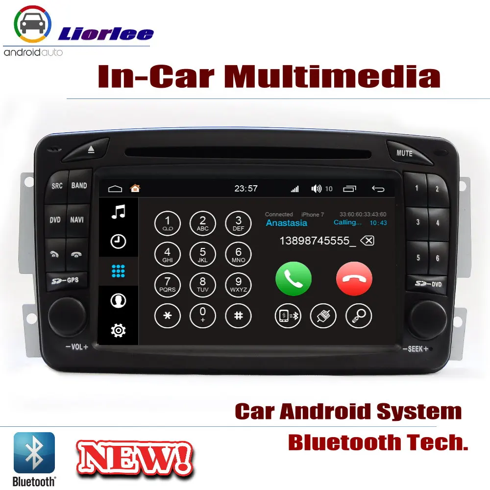 Excellent Car Radio DVD Player GPS Navigation For Mercedes Benz C Class  Android HD Displayer System Audio Video Stereo In Dash Head Unit 4