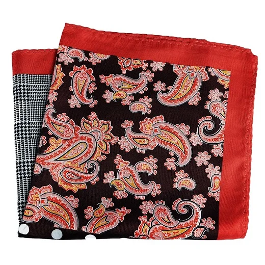 PH042 Pocket Square Портной Смит для мужчин s карманные квадраты Винтаж Большой размер в горошек клетчатый Пейсли костюм носовые платки роскошные мужские носовые аксессуары - Цвет: PH042 Pocket Square