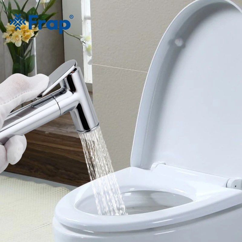 Günstige Frap Bidet Armaturen Messing Bad dusche wasserhahn bidet wc sprayer Bidet wc waschmaschine mixer muslimischen dusche ducha higienica F7505